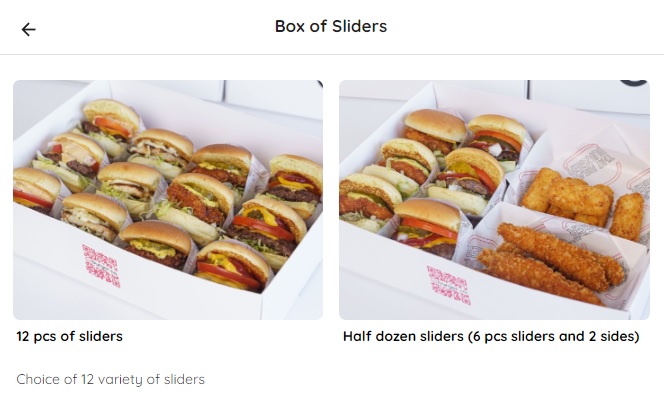 Burger Co. Box of Sliders