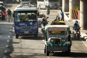 Traditional and modern jeepneys are seen plying Andrew's Avenue in Pasay City, on Tuesday, Jan. 16, 2024. PHOTOS BY J. GERARD SEGUIA