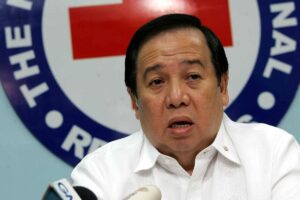 Philippine Red Cross Chairman and Chief Executive Officer (CEO) Richard Gordon