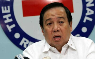 Philippine Red Cross Chairman and Chief Executive Officer (CEO) Richard Gordon