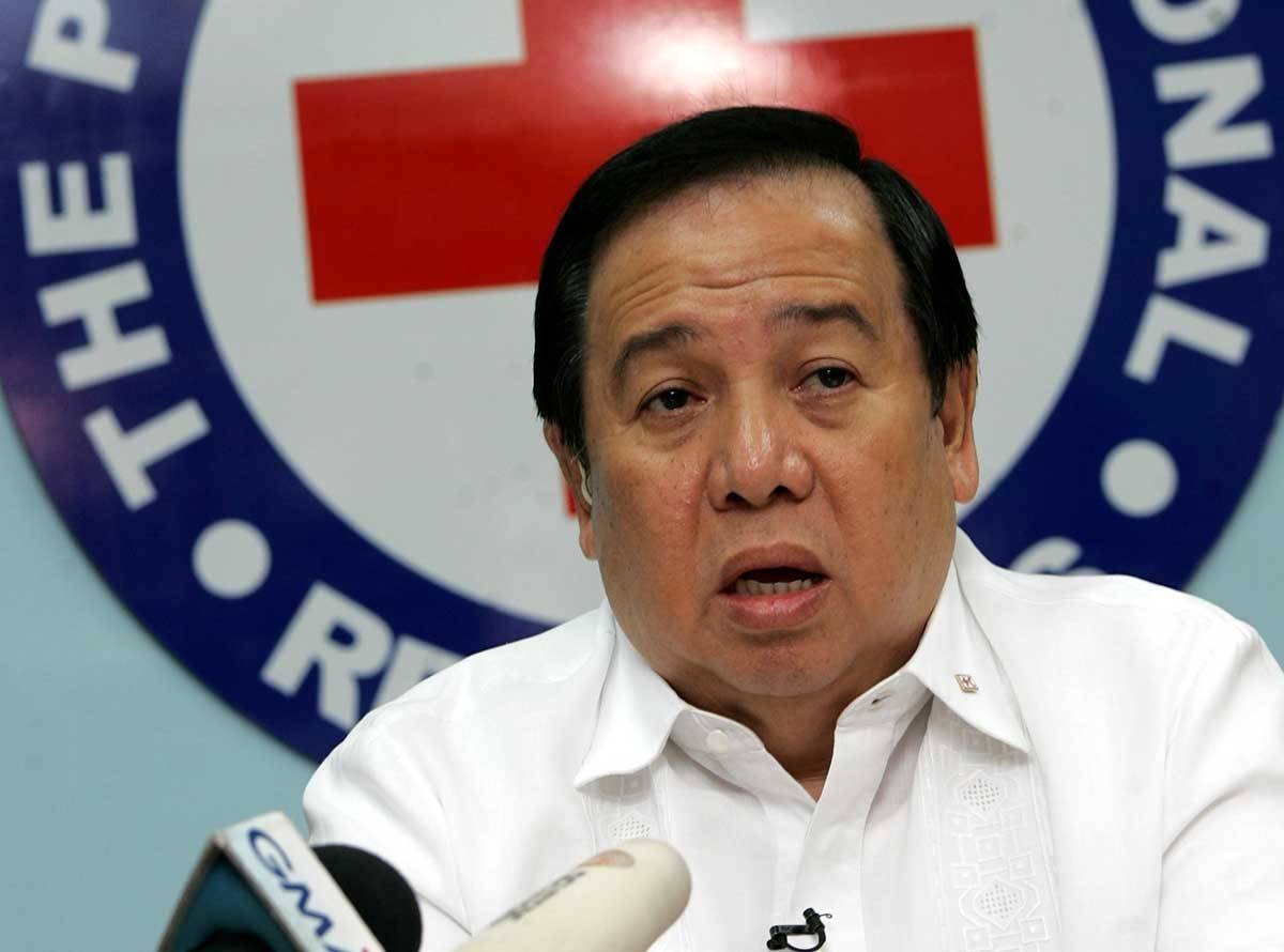 Philippine Red Cross Chairman and Chief Executive Officer (CEO) Richard Gordon