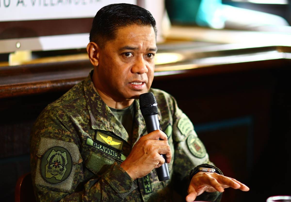Armed Forces of the Philippines Chief of Staff Gen. Romeo Brawner Jr. PHOTO BY MIKE DE JUAN