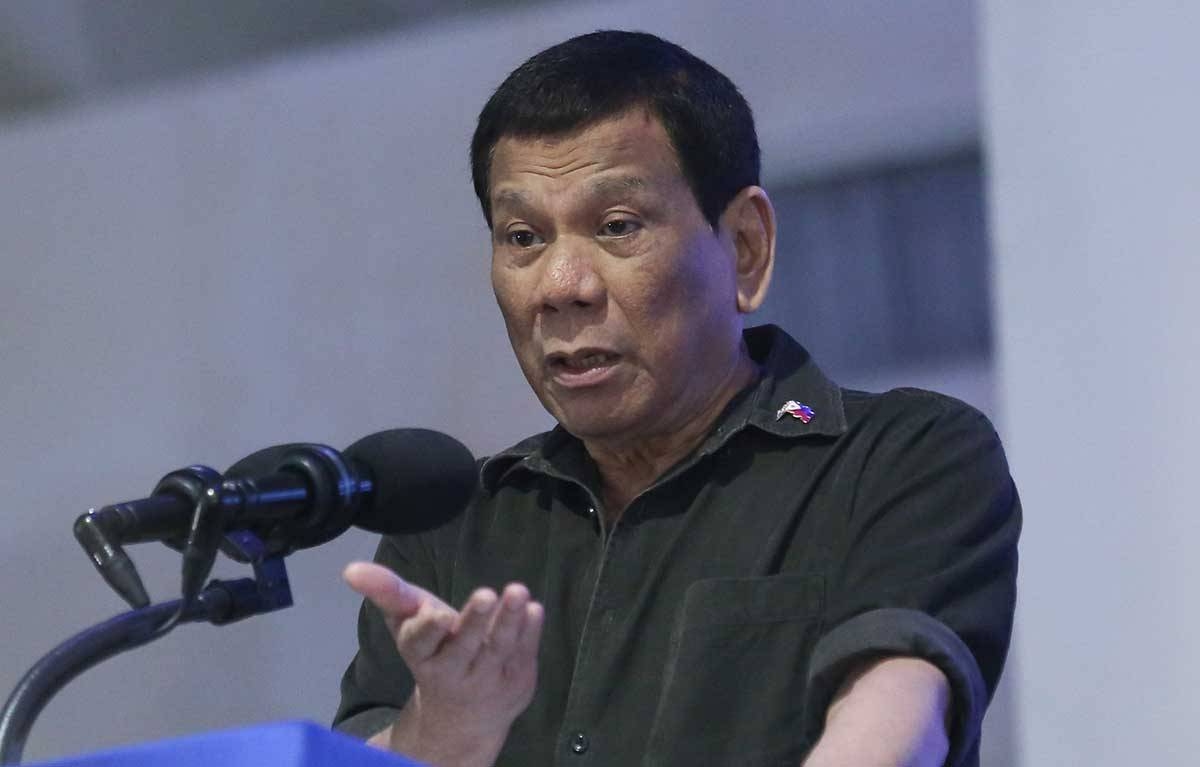 Former president Rodrigo Duterte. File Photo