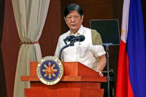 President Ferdinand Marcos Jr. attends the 17th Meeting of the National Government-Bangsamoro Government Intergovernmental Relations Body at the Philippine International Convention Center. CONTRIBUTED PHOTO