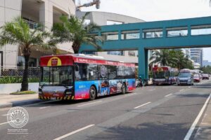 TOUR ON WHEELS The Entertainment Hub has 13 bus stops: Ninoy Aquino International Airport (NAIA) Terminals 1, 2, and 3, Newport World Resorts, City of Dreams, Ayala Malls Manila Bay, Parqal, Okada Manila, Solaire Resort, Luxe Duty Free, Mall of Asia (MOA) Main Stop, SMX Convention Center, and MOA Seaside.