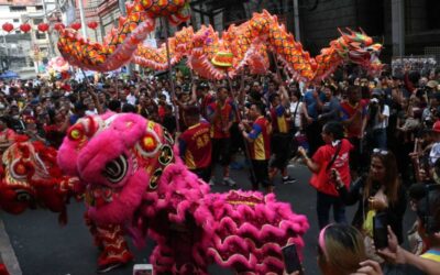 PHOTO BY RENE H. DILAN
CHINESE NEW YEAR-100224-DILAN
Visitors flock to Ongpin St., Binondo, Manila and enjoy watching the performers of the Dragon Dance in celebration of the Chinese New Year on Saturday, February 10, 2024. Binondo, considered as the oldest Chinatown in the world, marks the 430th year anniversary dating back to the Spanish colonial era.