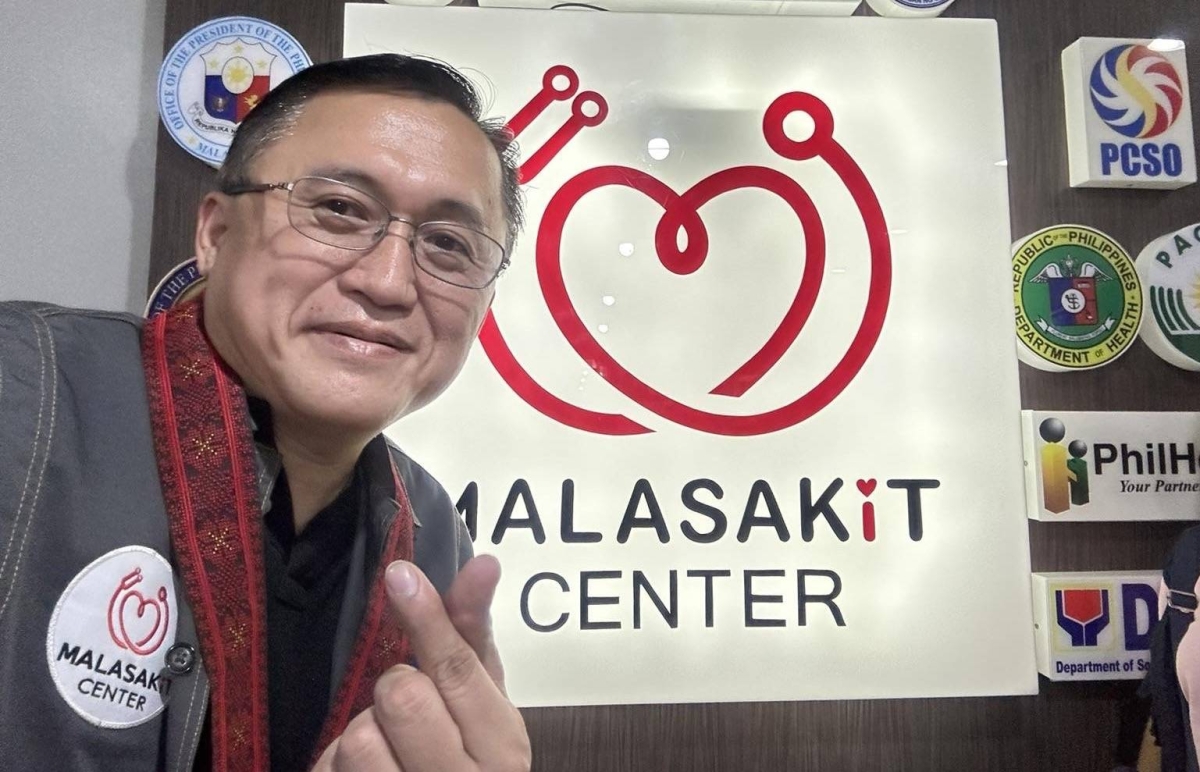 Sen. Christopher 'Bong' Go at one of the Malasakit Centers. CONTRIBUTED PHOTO