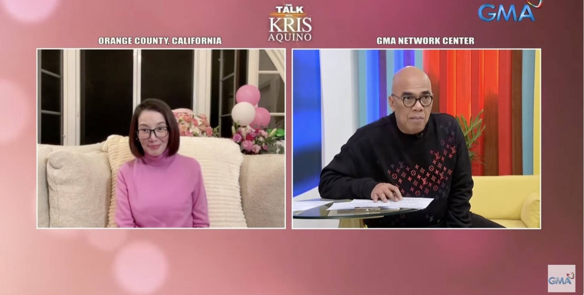 STAYING ALIVE Kris Aquino grants Boy Abunda a live interview from California, USA to share the latest on her health. Aquino revealed that she was diagnosed with a fifth disease and one that could end her life. She remains optimistic, however, saying, ‘I refuse to die.’ SCREENSHOT FROM GMA NETWORK YOUTUBE CHANNEL