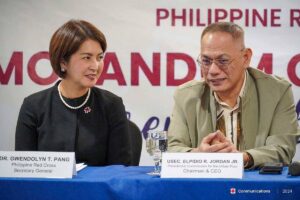 PRC Secretary-General Dr. Gwen Pang signed the MOA with PCUP Chairman and CEO Usec. Elpidio Jordan Jr. at Sequoia Hotel in Quezon City. Contributed Photo