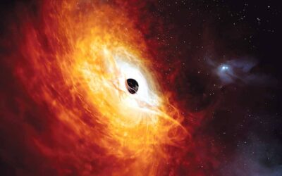 Astronomers Discover Universe’s Brightest Object MONSTER This illustration provided by the European Southern Observatory in February 2024 depicts the record-breaking quasar J059-4351, the bright core of a distant galaxy that is powered by a supermassive black hole. EUROPEAN SOUTHERN OBSERVATORY IMAGE VIA AP