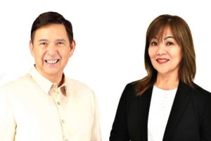 Finance Secretary Ralph Recto and Maria Lourdes Doria-Velarde. CONTRIBUTED PHOTOs