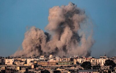 Repatriation of Filipinos from Gaza Completed, Except for One Nun This picture taken from Rafah in the southern Gaza Strip shows smoke billowing during Israeli bombardment on Khan Yunis on February 22, 2024, amid continuing battles between Israel and the Palestinian militant group Hamas. (Photo by SAID KHATIB / AFP)