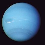This August 1989 image provided by NASA shows the planet Neptune photographed by the Voyager 2 spacecraft, processed to enhance the visibility of small features. PHOTO FROM NASA via AP