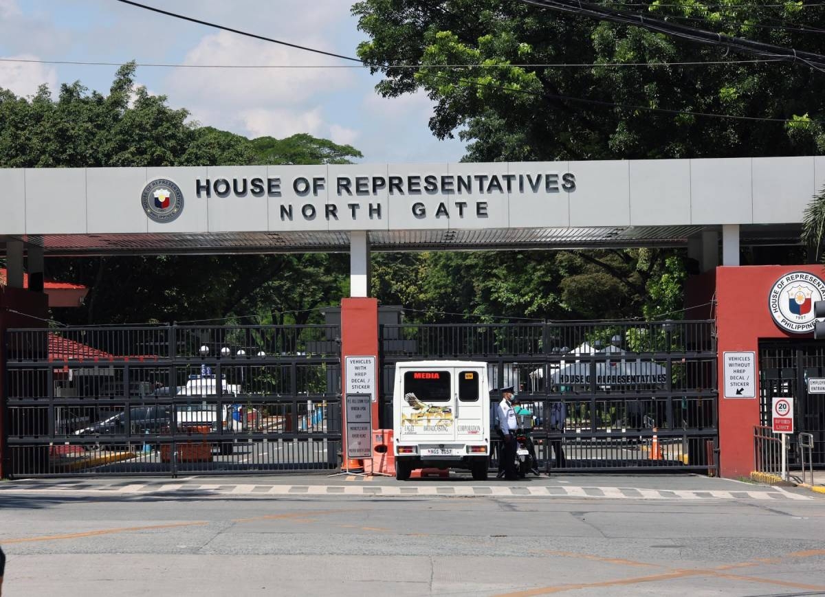 House of Representatives. Photo By Ismael De Juan A media vehicle seen at North gate at the House of Representatives in Batasan in Quezon City on Thursday, July 20 2023. The Batasang Pambansa Complex placed on a lockdown starting today, in preparation for the second State of the Nation Address (SONA) of President Ferdinand R. Marcos Jr. on Monday, July 24.