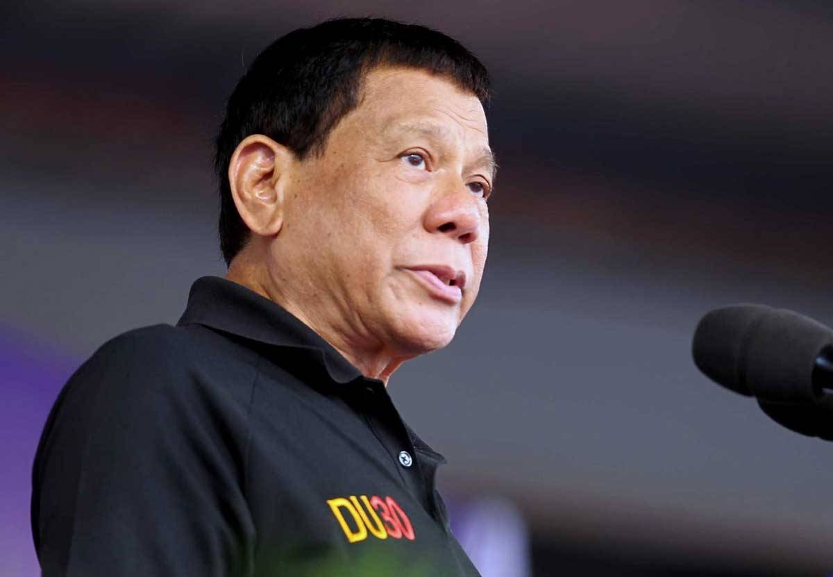 Former Philippine President Rodrigo Duterte.