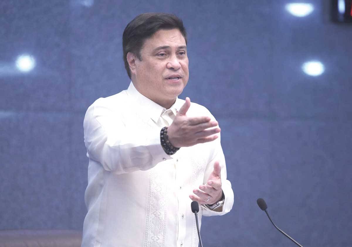 NEVER ABSENT Senate President Juan Miguel ‘Migz’ Zubiri.