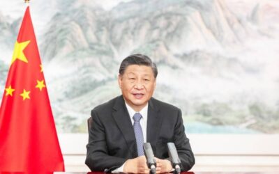 SAVING THE WETLANDS Chinese President Xi Jinping delivers a speech via video at the opening ceremony of the 14th Meeting of the Conference of the Contracting Parties to the Ramsar Convention on Wetlands held in Wuhan, central China's Hubei Province on Saturday, Nov. 5, 2022. XINHUA PHOTO
