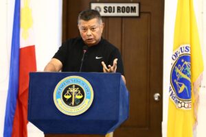Justice Secretary Jesus Crispin Remulla. PHOTO BY MIKE ALQUINTO