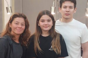 Andi Eigenmann with daughter Ellie and former boyfriend Jake Ejercito. PHOTOS COURTESY OF MELL NAVARRO