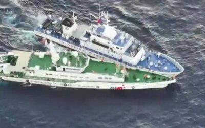 China Urges Philippines to Avoid Being Manipulated by the US Images published by the Philippine Coast Guard purportedly show a collision between one of its ships and a China Coast Guard vessel during a resupply mission in the South China Sea. AFP Photo