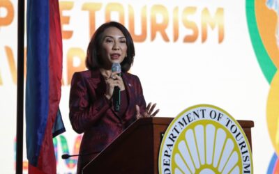 Positive Growth in Tourist Arrivals in the Philippines Tourism Secretary Christina Garcia Frasco. PHOTO BY J. GERARD SEGUIA