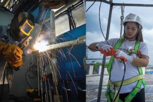 WOMEN CAN Women enrolled at the Technical Education and Skills Development Authority (Tesda) Regional Training Center in Taguig City are seen in these photos taken on Friday, March 8, 2024, performing tasks commonly associated with maledominated courses like Welding and Photovoltaic Systems Installation, to name a few. PHOTOS BY J. GERARD SEGUIA