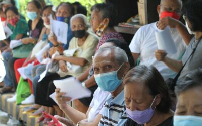 Guidelines for P500 Seniors and PWDs Discount Coming Soon In this file photo Senior citizens of Bgy. 630 DIST. VI in Sta Mesa Manila linesup for their delayed social monthly pension because of pandemic. PHOTO BY: RENE H.