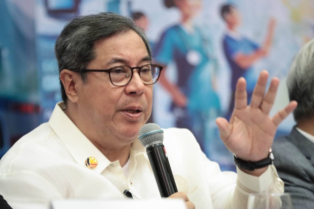 Health Secretary Teodoro Herbosa discusses the Department of Health’s modernization plan, particularly the primary care sector, during a press conference in Pasay City on Wednesday, January 31, 2024. PHOTOS BY J. GERARD SEGUIA
