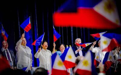 MARCOS IN BERLIN President Ferdinand Marcos Jr., First Lady Louise Araneta-Marcos and other Philippine officials spend time with the Filipino community in Berlin on Tuesday, March 12, 2024. CONTRIBUTED PHOTO