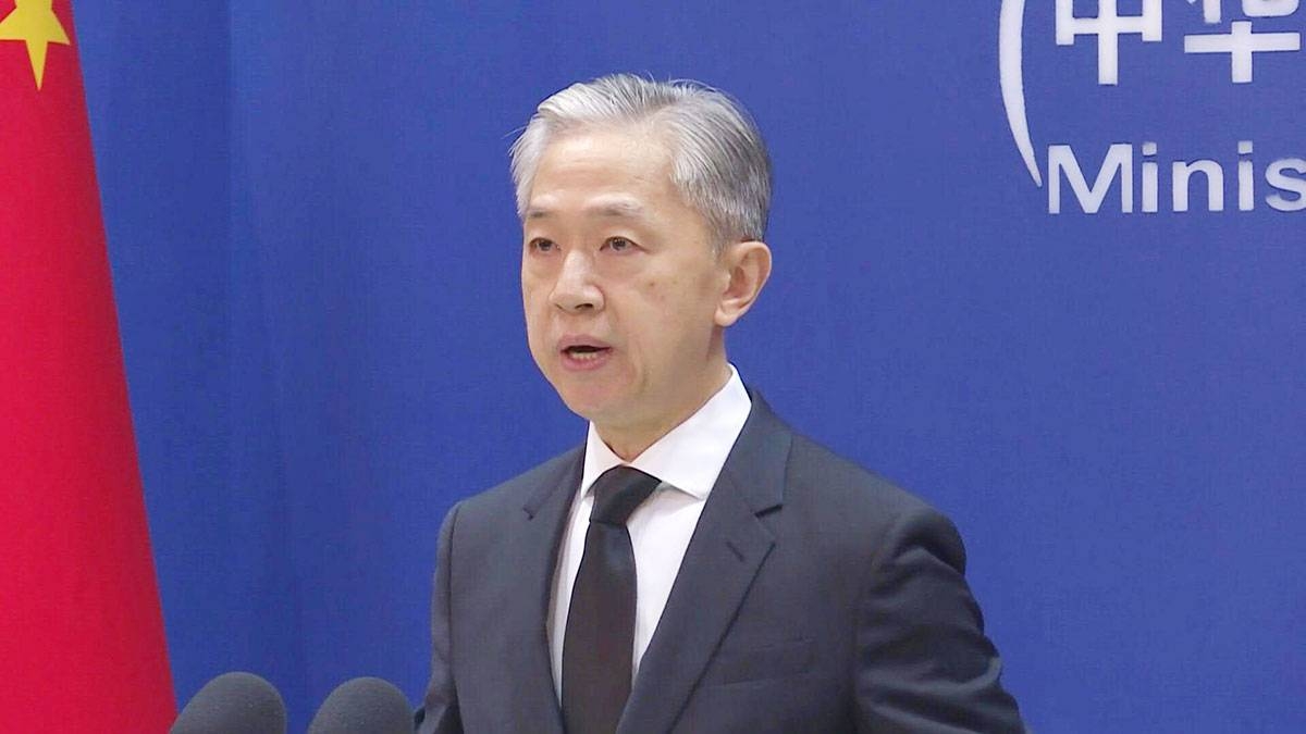 China’s Ministry of Foreign Affairs (MoFA) spokesman Wang Wenbin. AFP Photo