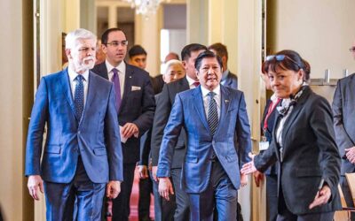 President Marcos Seeks Czech Support for Free Trade Agreement with EU ALL BUSINESS President Ferdinand Marcos Jr. meets with Czech leaders at the Philippine-Czech Republic Business Forum at Czernin Palace, Prague, Czech Republic, on the sidelines of his state visit on Friday, March 15, 2024. During the event, President Marcos and Czech Republic President Petr Pavel witnessed the signing of memoranda of understanding (MoU) in the semiconductor, IT-BPM sectors, among others. PHOTO BY YUMMIE DINGDING/ PPA POOL