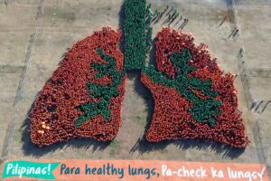 WORLD RECORD The Philippines sets a new Guinness record for the largest human lung formation previously held by India. A total of 5,596 people participated in the event in Manila on Saturday, March 16, 2024, coinciding with World Tuberculosis Day. CONTRIBUTED PHOTO