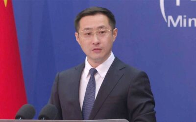 Foreign ministry spokesman Lin Jian. AFP Photo