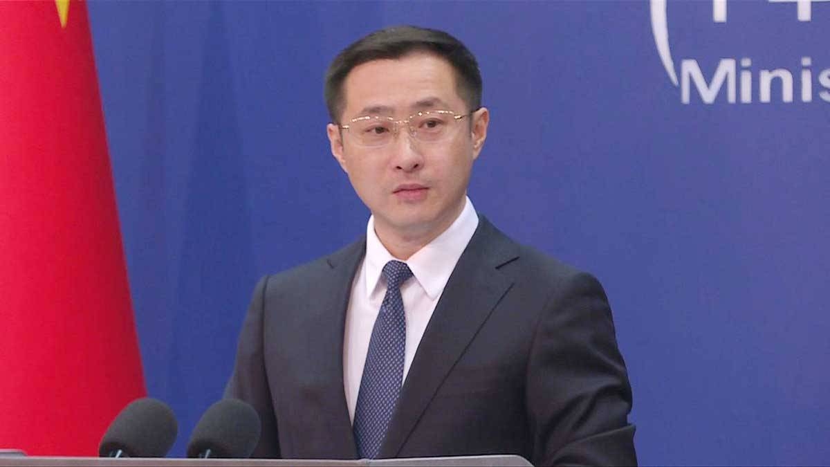 Foreign ministry spokesman Lin Jian. AFP Photo