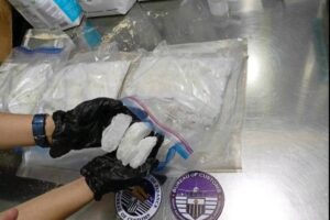 The confiscated drugs from Vancouver, Canada and the handheld drug analyzer device used by operatives. CONTRIBUTED PHOTO