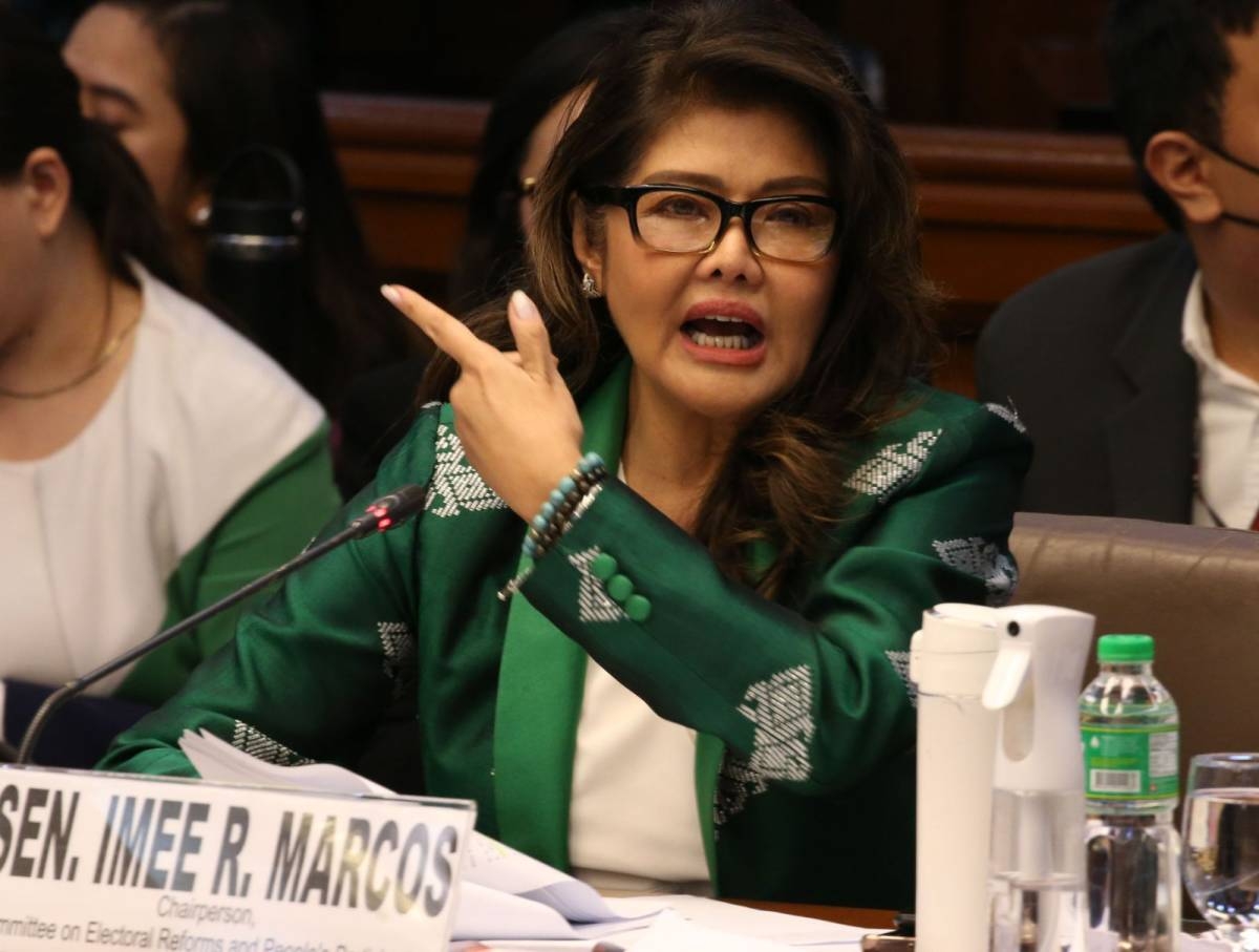 Sen. Maria Josefa Imelda "Imee” Marcos. PHOTOS BY RENE H. DILAN