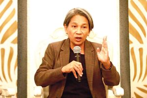 Pag-IBIG Chief Executive Officer Marilene Acosta. PHOTO BY MIKE ALQUINTO