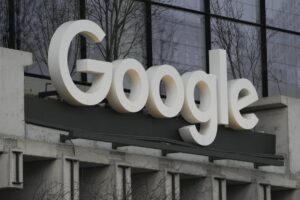 The Google building is seen in New York, Feb. 26, 2024. AP PHOTO