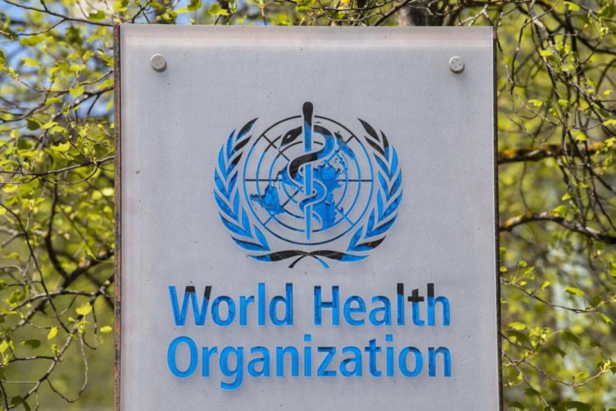 HEALTH BODY The World Health Organization’s name and logo are seen at its headquarters in the city of Geneva, western Switzerland on April 15, 2020. AP FILE PHOTO