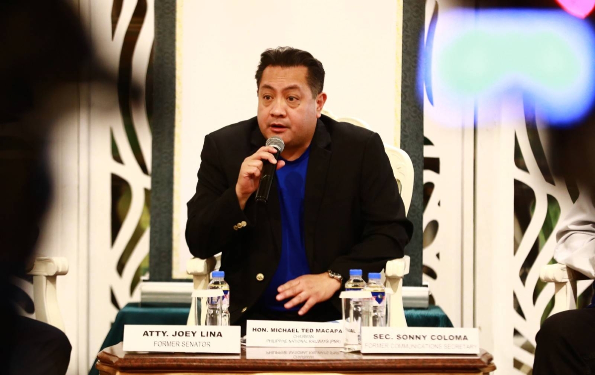 PNR Chairman Michael Ted Macapagal. PHOTO BY MIKE ALQUINTO