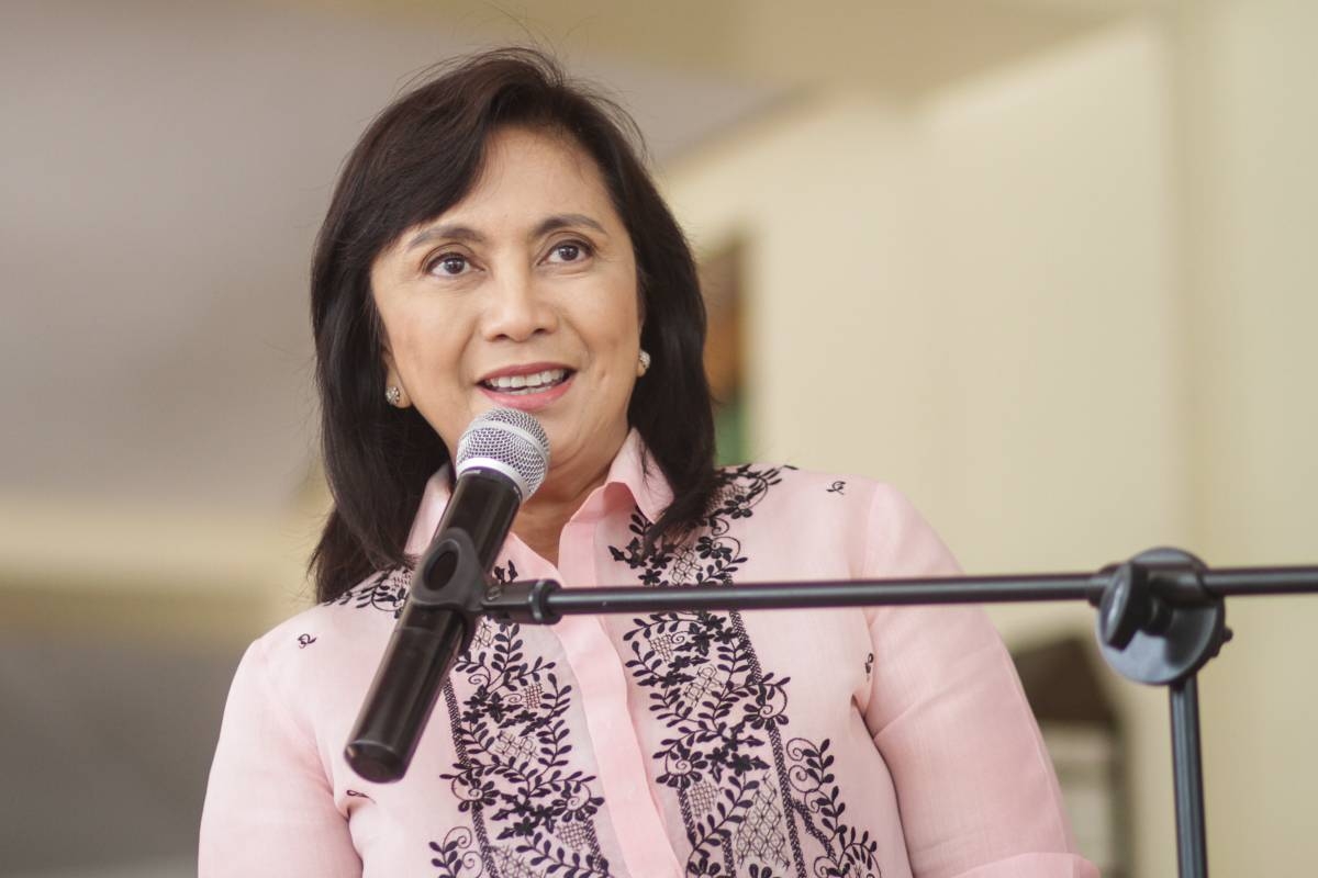 Photo by: Dj Diosina Vice-President Leni Robredo give his reaction regarding to the statement of Peter Joemel Advincula AKA "Bikoy" at the Office of the Vice-President in Quezon City on 23 May 2019.