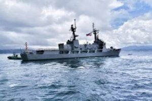 MARITIME EXERCISE. The BRP Gregorio Del Pilar is among the five naval ships that will take part in a maritime cooperative activity within the country’s exclusive economic zone in the West Philippine Sea on Sunday (April 7, 2024). The quadrilateral maritime exercise among Japan, Australia, United States and the Philippines demonstrates their collective commitment to strengthen regional and international cooperation in support of a free and open Indo-Pacific. Photo courtesy of Philippine Navy