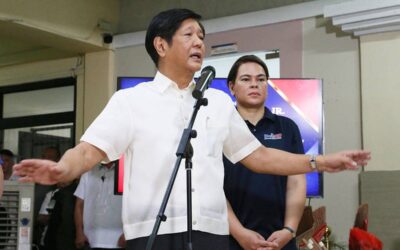 President Ferdinand Bongbong Marcos Jr. and Vice President and Concurrent Department of Education Secretary Sara Duterte. PHOTO BY: RENE H. DILAN