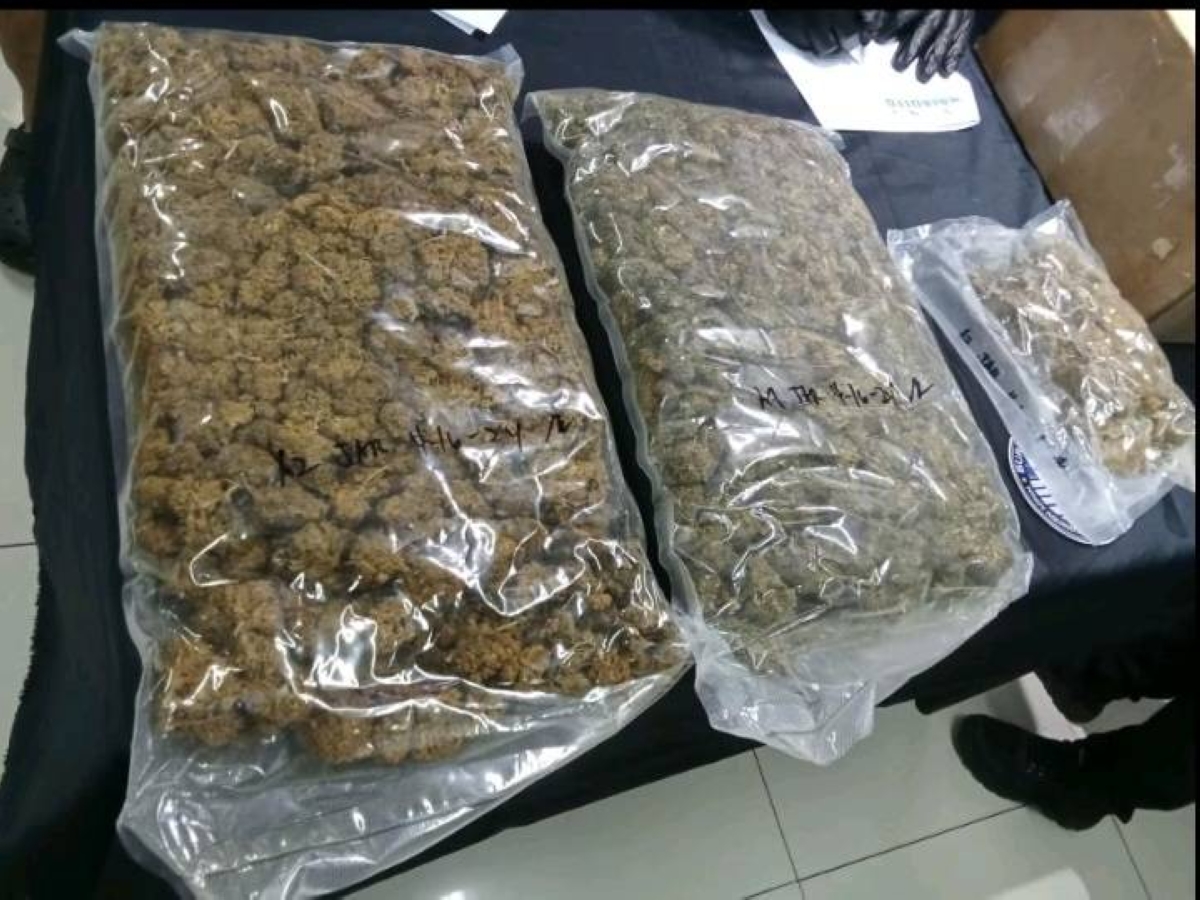 NO TAKERS High-grade cannabis from Canada and the United States is found abandoned at the Central Mail Exchange Center in Pasay City on Friday, April 26, 2024. The seized contraband was worth P3,550,310. CONTRIBUTED PHOTO