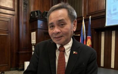 The Philippines Aims to Attract Big-Spender Tourists from the US STATESIDE. Philippine Tourism Director-Attache in New York Francisco Hilario Lardizabal speaks to visiting Filipino journalists at the Philippine Center in New York on April 26, 2024. Over 1.4 million visitors from the US arrived in the Philippines in 2023, generating PHP35 billion in revenues. (PNA photo by Joyce Rocamora)