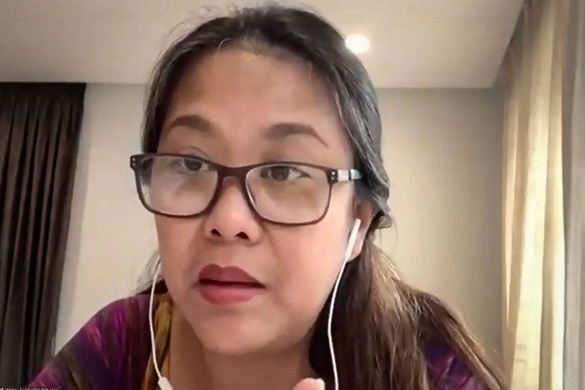 Sen. Nancy Binay. (Screen grab/Senate PRIB)