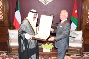 kuwaiti amir vist on jordan