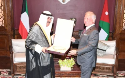 kuwaiti amir vist on jordan