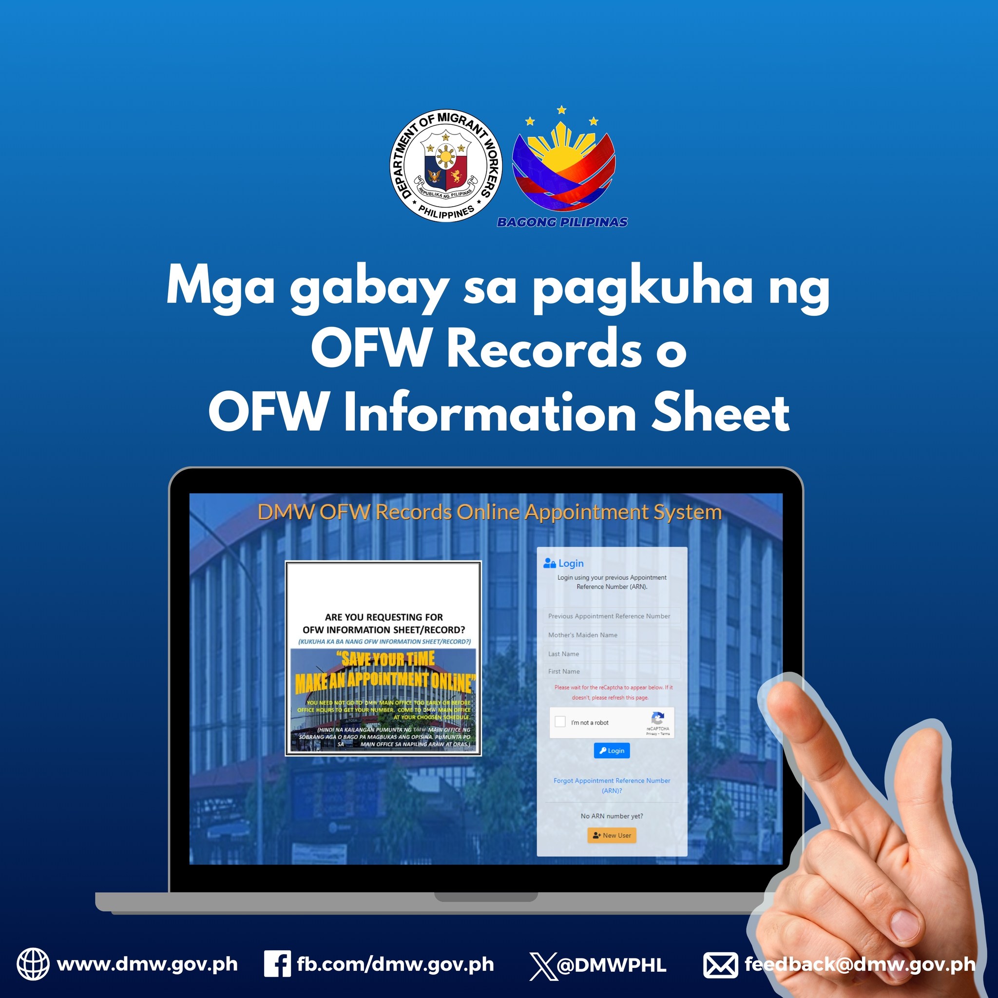 guide on how to get ofw information sheet / record