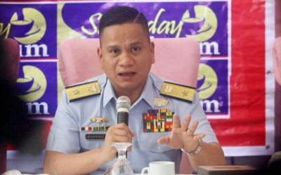 The Degradation of Pag-asa Cays in the West Philippine Sea: Causes and Consequences MARINE STUDY Commo. Jay Tarriela, spokesman for the National Task Force-West Philippine Sea, presents the results of a Marine Resources Assessment conducted on Pag-asa Island in March. In a press conference on Saturday, May 4, 2024, Tarriela, along with Jay Batongbacal, a maritime law expert, and Dr. Jonathan Anticamara of the University of the Philippines Institute of Biology, said that the island near the WPS was in a ‘degraded’ state with low coral and fish diversity and abundance. While the findings did not explicitly identify China as the responsible party, ‘only China has access, with its Coast Guard and Maritime Militia frequently observed swarming the area,’ said Tarriela. PHOTO BY JOHN ORVEN VERDOTE